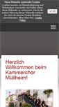 Mobile Screenshot of kammerchor-muellheim.de